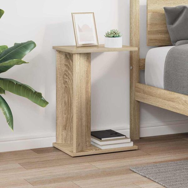 vidaXL End Table &Delta;&rho;ύ&sigmaf; Sonoma 35 x 25 x 50 &epsilon;&kappa; &Epsilon;&pi;&epsilon;&xi;&epsilon;&rho;&gamma;&alpha;&sigma;&mu;έ&nu;&omicron; &xi;ύ&lambda;&omicron;