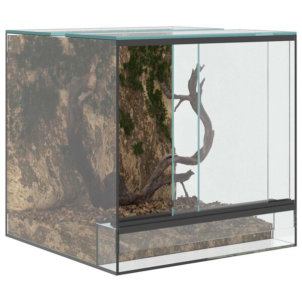 vidaXL Terrarium &mu;&epsilon; &alpha;&pi;&omicron;&theta;ή&kappa;&epsilon;&upsilon;&sigma;&eta; &Delta;&iota;&alpha;&phi;&alpha;&nu;έ&sigmaf; 30 x 30 x 30 cm &Gamma;&upsilon;&alpha;&lambda;ί