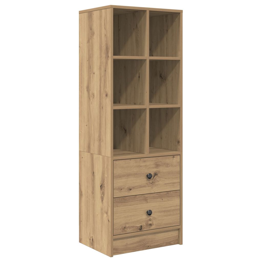 vidaXL Μονάδα Ραφιών Artisan Oak Artisan Oak Επεξεργασμένο ξύλο Μεσαίο