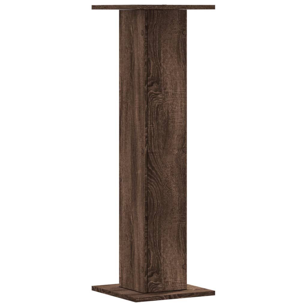 vidaXL Βάσεις Ηχείων 2 Τεμ. Καφέ Δρυς 30x30x95 εκ. Επεξεργασμένο Ξύλο
