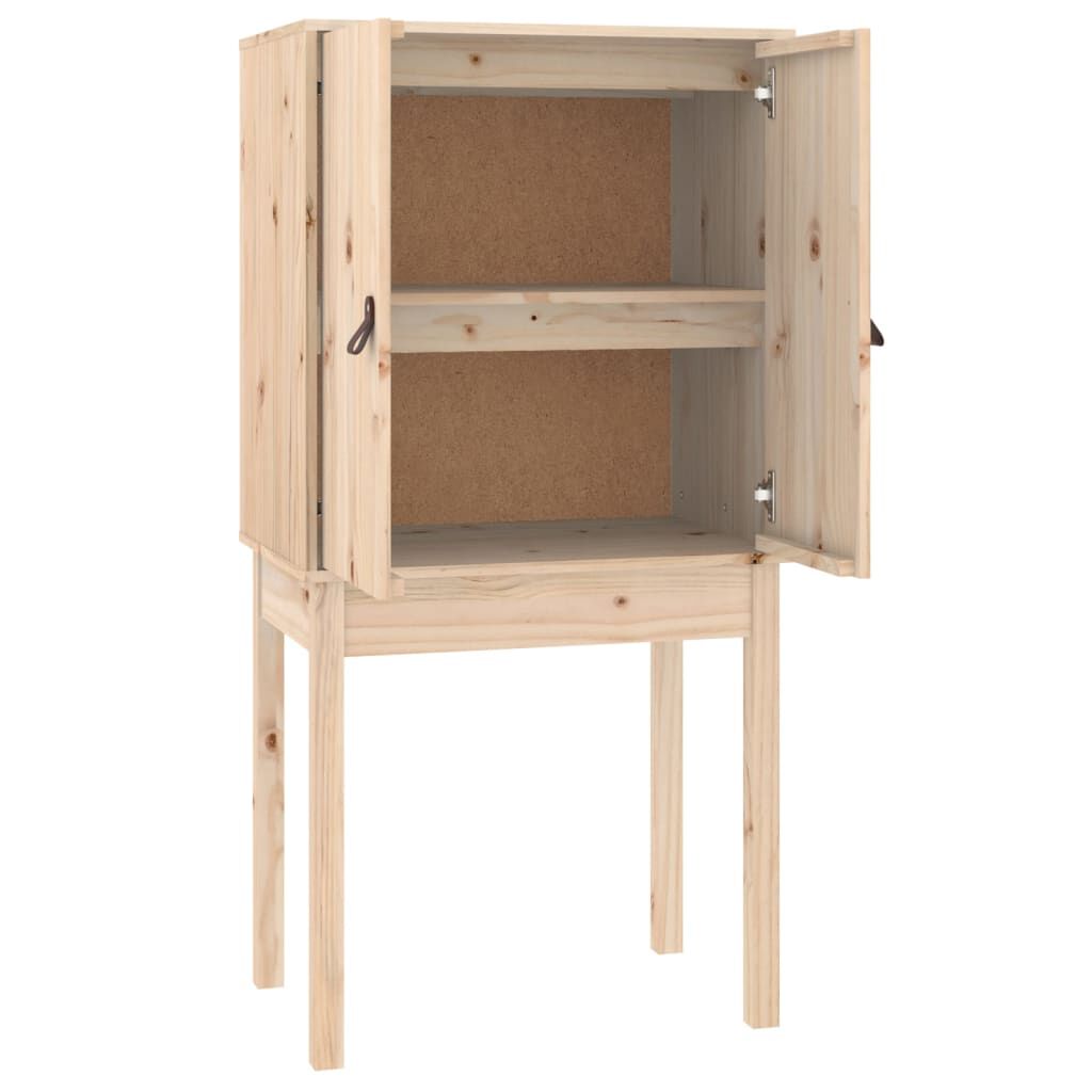 vidaXL Ντουλάπι 60 x 40 x 120 εκ. από Μασίφ Ξύλο Πεύκου