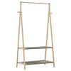 vidaXL Κρεμάστρα Ρούχων με Ράφια 96x45,5x150,5 εκ. Μπαμπού