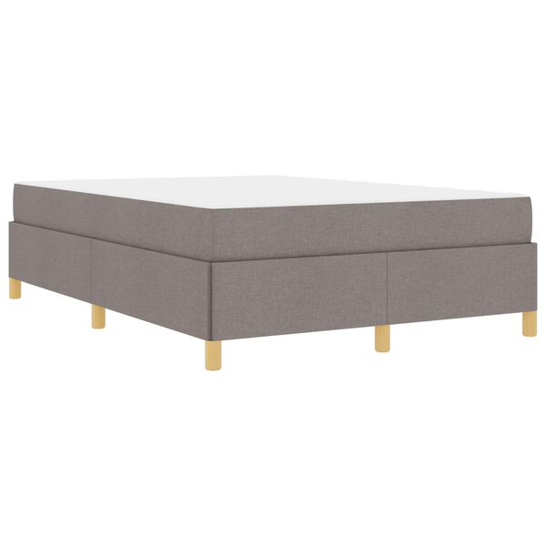 vidaXL &Sigma;&kappa;&epsilon;&lambda;&epsilon;&tau;ό&sigmaf; &Kappa;&rho;&epsilon;&beta;&alpha;&tau;&iota;&omicron;ύ &mu;&epsilon; &sigma;&tau;&rho;ώ&mu;&alpha; Taupe 140 x 200 cm ύ&phi;&alpha;&sigma;&mu;&alpha;