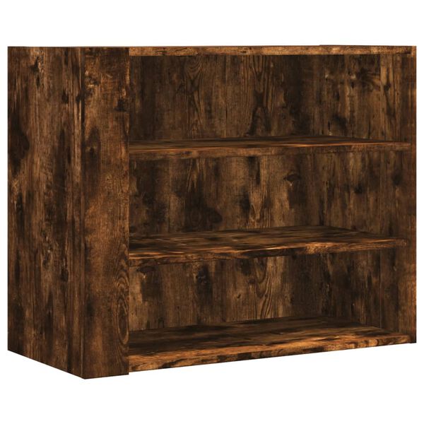 vidaXL Ντουλάπι Τοίχου Καπνιστή Δρυς 75x35x60 εκ. Επεξεργασμένο Ξύλο