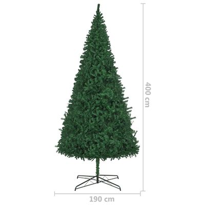 vidaXL Χριστουγεν Δέντρο Τεχν. Προφωτισμένο LEDs Μπάλες Πράσινο 400 εκ