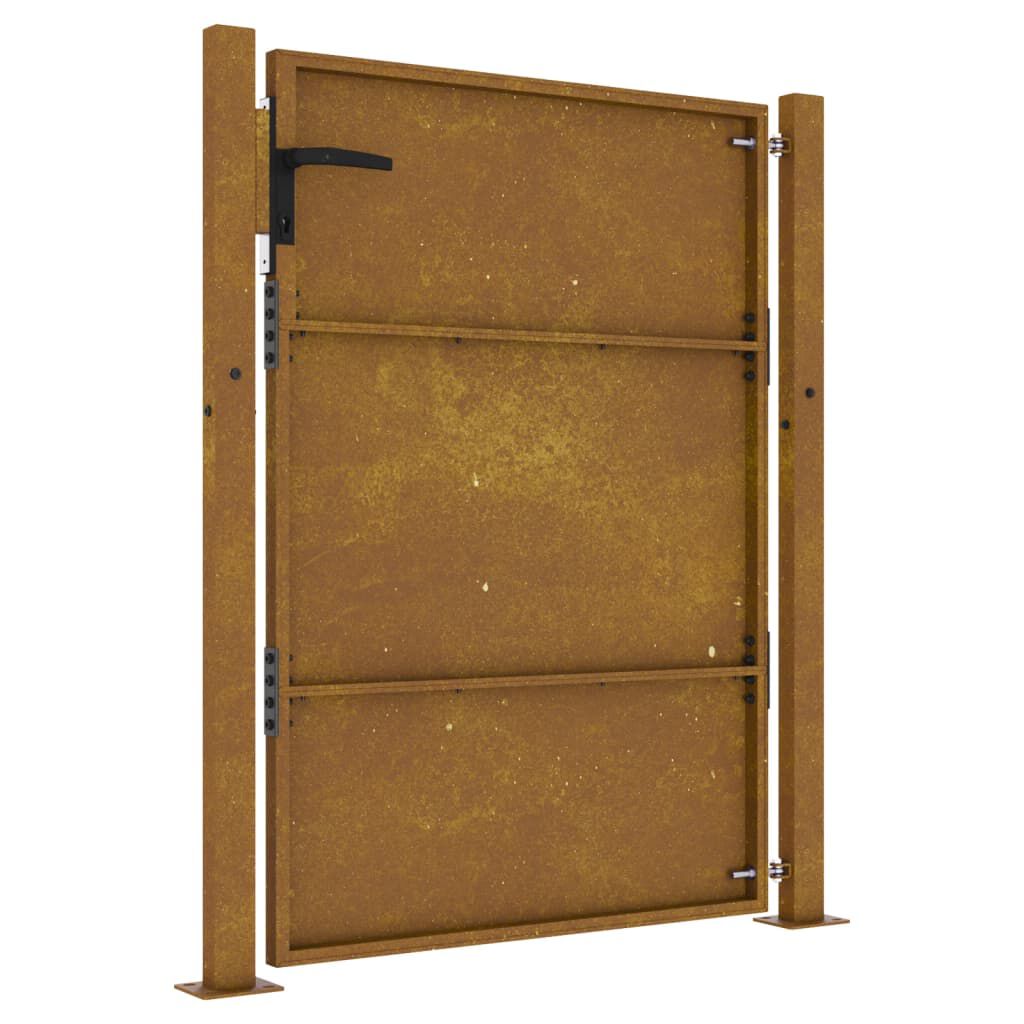 vidaXL Πύλη Κήπου 105 x 130 εκ. από Ατσάλι Corten