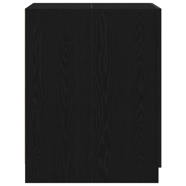 VidaXL Ντουλάπα Πλυντηρίου Μαύρη Δρυς 70,5x71,5x91,5 εκ από Επεξεργασμένο Ξύλο