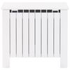 vidaXL Κουτί Αποθήκευσης με Καπάκι RANA Λευκό 60x49x54εκ. Μασίφ Πεύκο