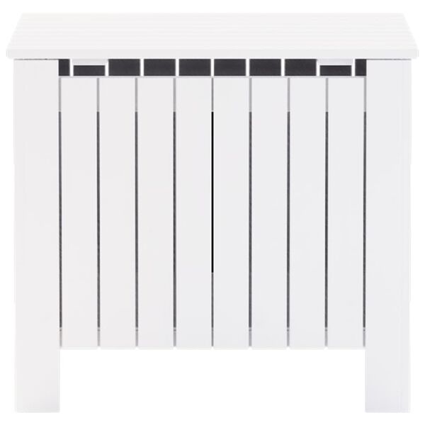 vidaXL Κουτί Αποθήκευσης με Καπάκι RANA Λευκό 60x49x54εκ. Μασίφ Πεύκο