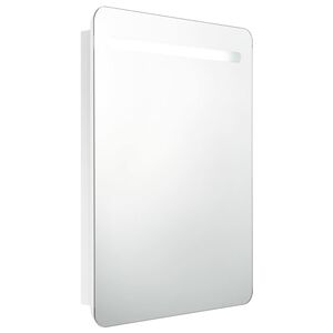 vidaXL &Kappa;&alpha;&theta;&rho;έ&phi;&tau;&eta;&sigmaf; &Mu;&pi;ά&nu;&iota;&omicron;&upsilon; &mu;&epsilon; &Nu;&tau;&omicron;&upsilon;&lambda;ά&pi;&iota; & LED &Lambda;&alpha;&mu;&pi;&epsilon;&rho;ό &Lambda;&epsilon;&upsilon;&kappa;ό 60x11x80 &epsilon;&kappa;.