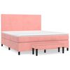 vidaXL &Kappa;&rho;&epsilon;&beta;ά&tau;&iota; Boxspring &mu;&epsilon; &Sigma;&tau;&rho;ώ&mu;&alpha; &Rho;&omicron;&zeta; 180x200 &epsilon;&kappa;. &Beta;&epsilon;&lambda;&omicron;ύ&delta;&iota;&nu;&omicron;
