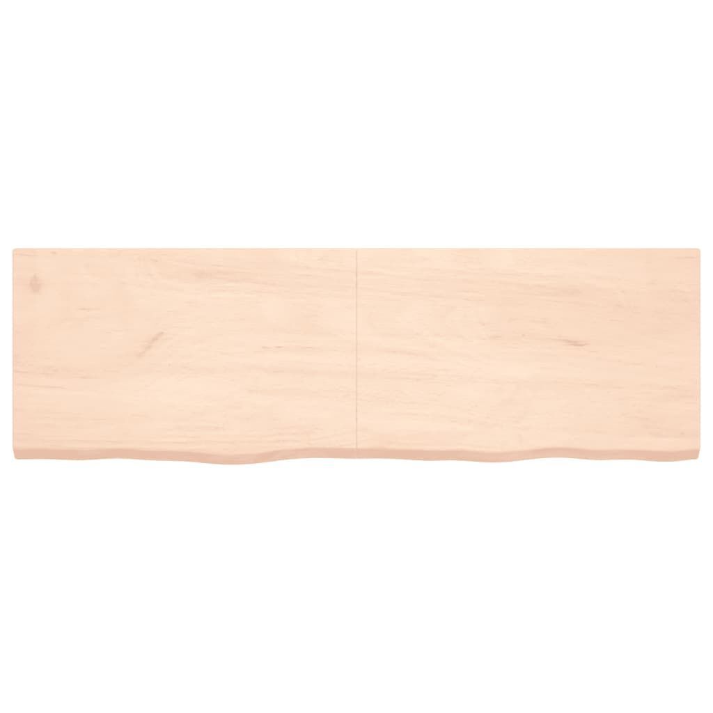 vidaXL Πάγκος Μπάνιου 160x50x(2-4) εκ. από Ακατέργαστο Μασίφ Ξύλο