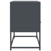vidaXL Έπιπλο Τηλεόρασης Ανθρακί 68x39x60,5 εκ. από Χάλυβα