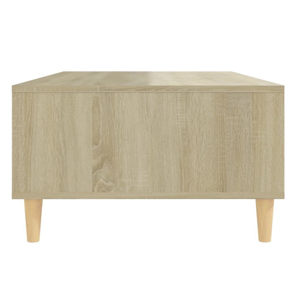 vidaXL Τραπεζάκι Σαλονιού Λευκό/Sonoma Δρυς 103,5x60x35εκ. Μοριοσανίδα