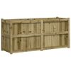 vidaXL Ζαρντινιέρα 150 x 50 x 70 εκ. από Εμποτισμένο Ξύλο Πεύκου