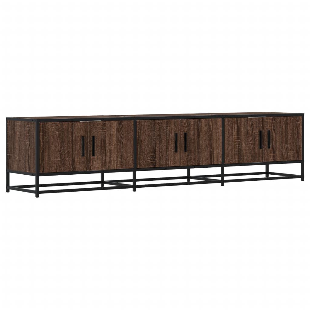 vidaXL Έπιπλο Τηλεόρασης Καφέ Δρυς 180x35x41 εκ. Επεξεργασμένο Ξύλο