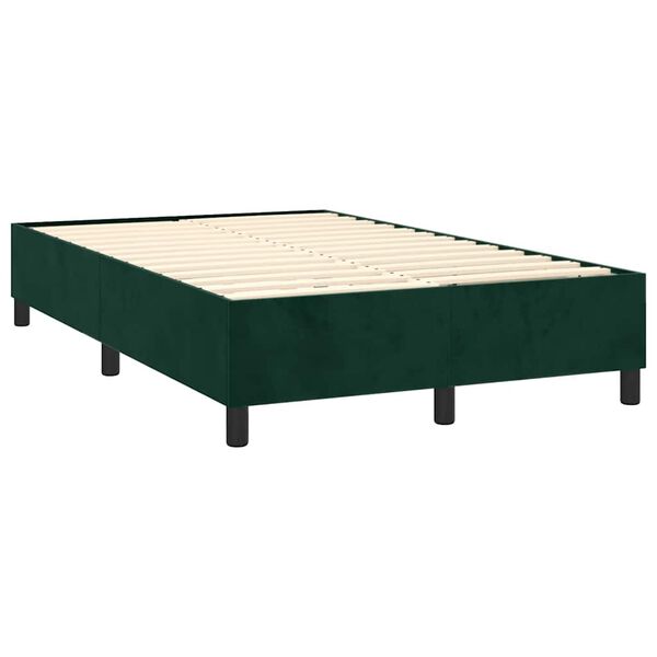 vidaXL &Kappa;&rho;&epsilon;&beta;ά&tau;&iota; Boxspring &mu;&epsilon; &Sigma;&tau;&rho;ώ&mu;&alpha; &Sigma;&kappa;&omicron;ύ&rho;&omicron; &Pi;&rho;ά&sigma;&iota;&nu;&omicron; 120x200&epsilon;&kappa;. &Beta;&epsilon;&lambda;&omicron;ύ&delta;&iota;&nu;&omicron;