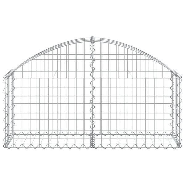 vidaXL Συρματοκιβώτιο Τοξωτό 100x30x40/60εκ. από Γαλβανισμένο Χάλυβα