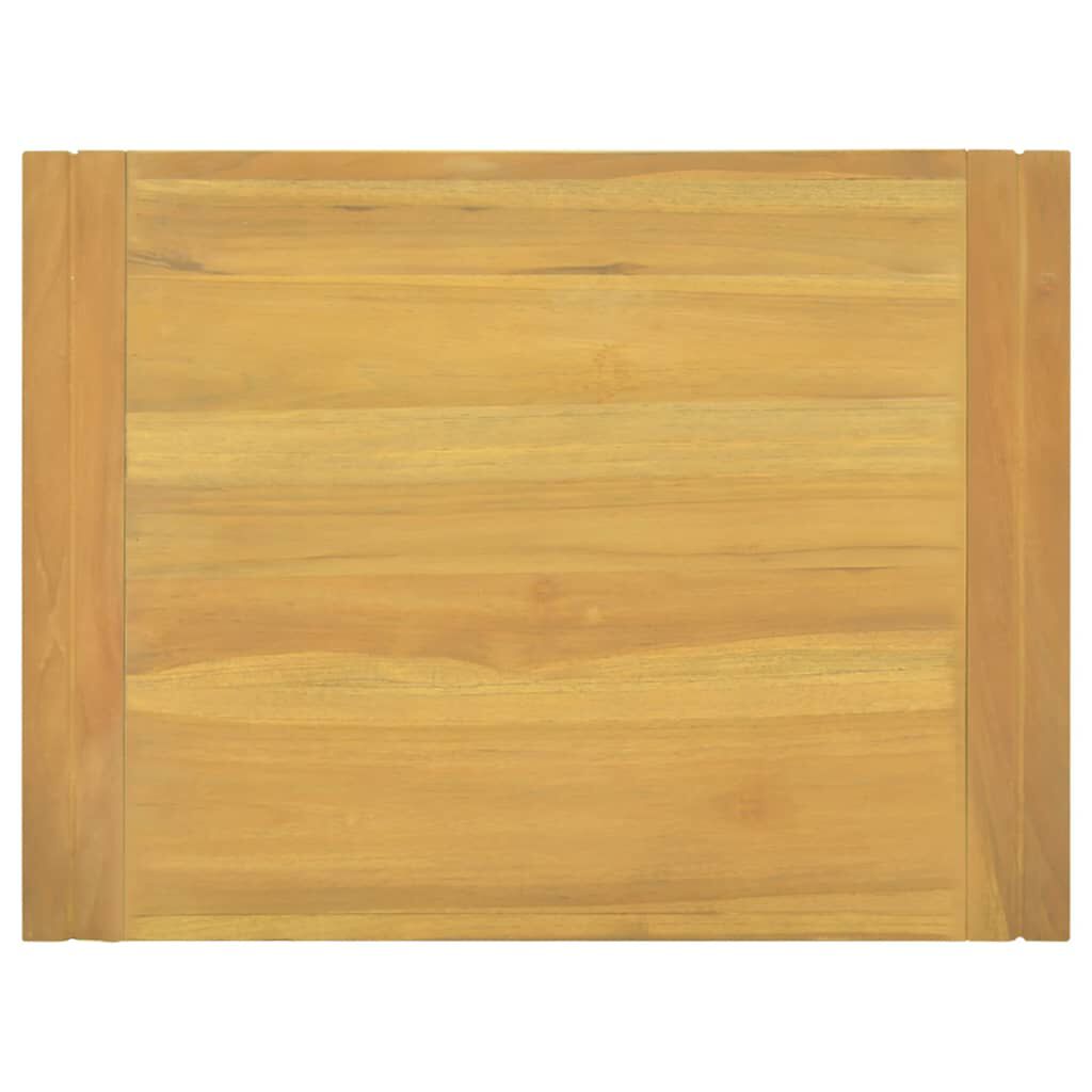 vidaXL Έπιπλο Μπάνιου Επιτοίχιο 60x45x35 εκ. από Μασίφ Ξύλο Teak