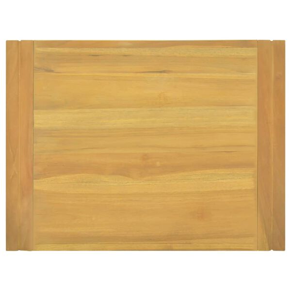 vidaXL Έπιπλο Μπάνιου Επιτοίχιο 60x45x35 εκ. από Μασίφ Ξύλο Teak