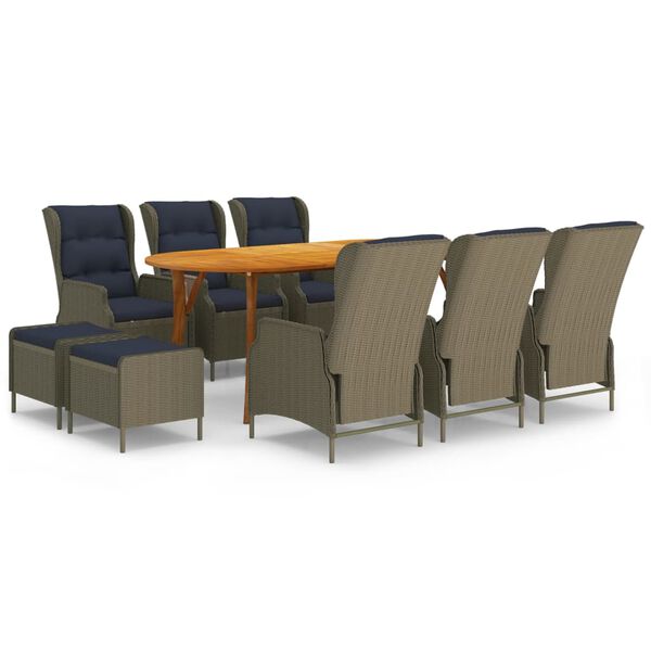 vidaXL &Sigma;&epsilon;&tau; &Tau;&rho;&alpha;&pi;&epsilon;&zeta;&alpha;&rho;ί&alpha;&sigmaf; &Kappa;ή&pi;&omicron;&upsilon; 9 &Tau;&epsilon;&mu;&alpha;&chi;ί&omega;&nu; &Kappa;&alpha;&phi;έ