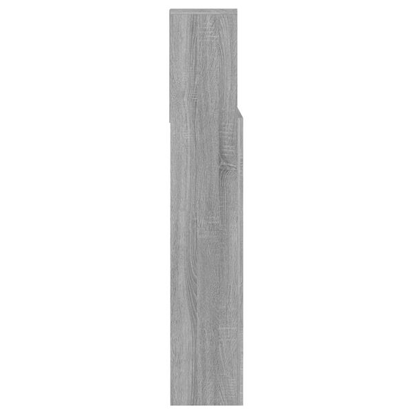 vidaXL Κεφαλάρι Με Αποθηκευτικό Χώρο Γκρι Sonoma 140x19x103,5 εκ.