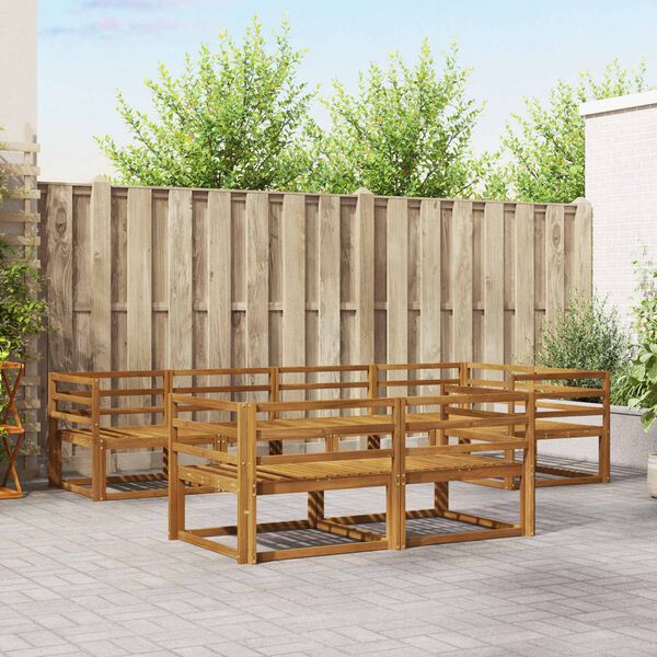 vidaXL &Sigma;&epsilon;&iota;&rho;ά &Kappa;&alpha;&nu;&alpha;&pi;έ &Epsilon;&xi;&omega;&tau;&epsilon;&rho;&iota;&kappa;&omicron;ύ 7 pcs &Phi;&upsilon;&sigma;&iota;&kappa;ό &Sigma;&tau;&epsilon;&rho;&epsilon;ό &Xi;ύ&lambda;&omicron; &Alpha;&kappa;&alpha;&kappa;ί&alpha;&sigmaf;