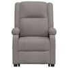 vidaXL Πολυθρόνα Μασάζ με Ανύψωση Taupe Υφασμάτινη