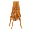 vidaXL Φορητές καρέκλες κήπου 2 pcs Καφέ 56 x 69 x 84 μ