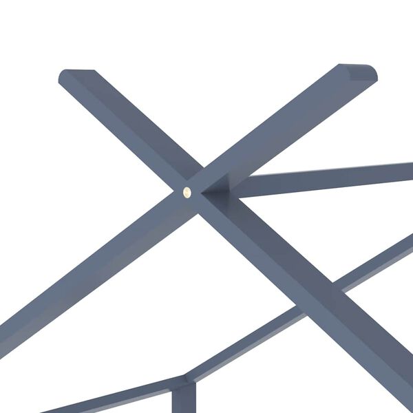 vidaXL Πλαίσιο Κρεβατιού Παιδικό Γκρι 90x200 εκ. από Μασίφ Ξύλο Πεύκου