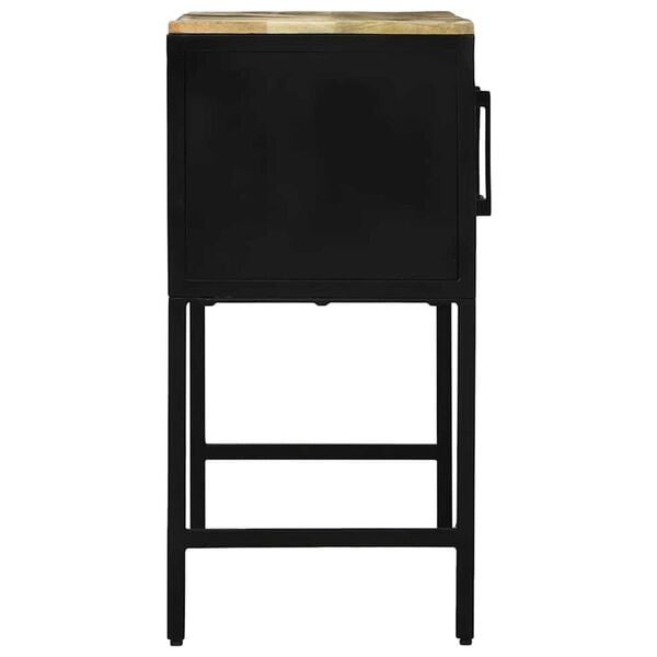 vidaXL Τραπέζι κονσόλας Καφέ 100 x 35 x 70 εκ. Μασίφ ξύλο μάνγκο