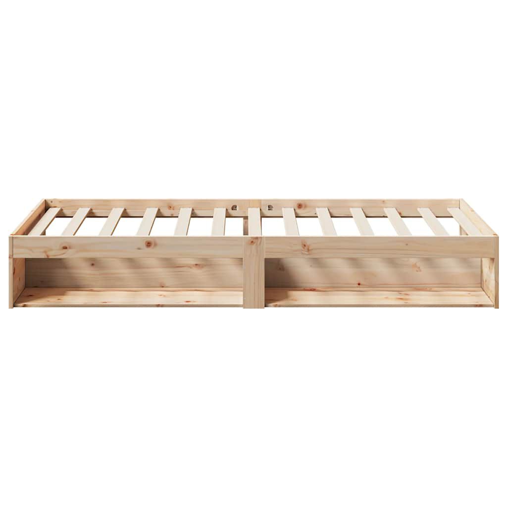 vidaXL Κρεβάτι ημέρας χωρίς στρώμα 75x190 cm Στερεό ξύλο πεύκο