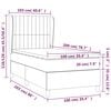 vidaXL &Kappa;&rho;&epsilon;&beta;ά&tau;&iota; Boxspring &mu;&epsilon; &Sigma;&tau;&rho;ώ&mu;&alpha; &Alpha;&nu;&omicron;&iota;&chi;&tau;ό &Gamma;&kappa;&rho;&iota; 100x200 &epsilon;&kappa;. &Beta;&epsilon;&lambda;&omicron;ύ&delta;&iota;&nu;&omicron;