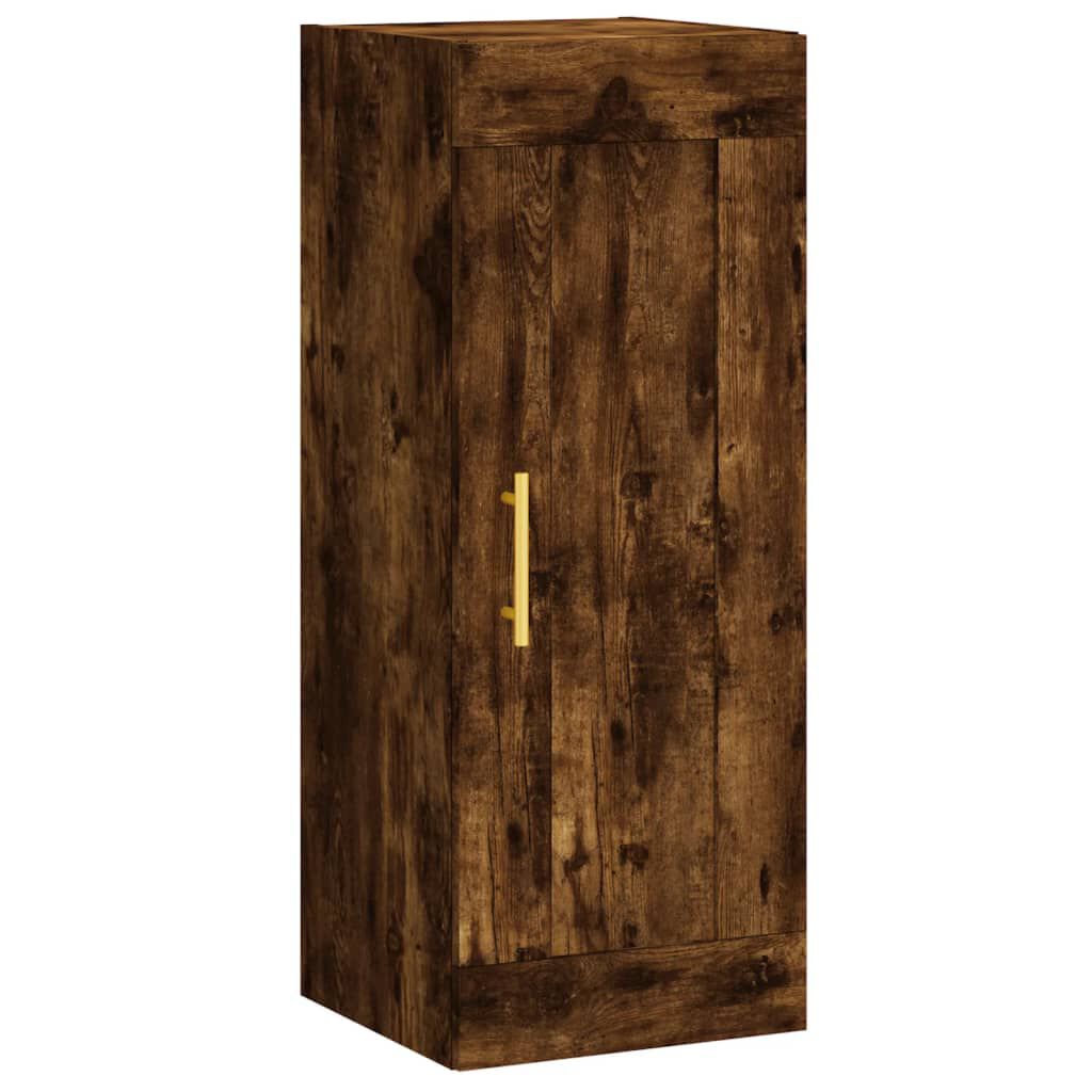 vidaXL Ντουλάπι Καπνιστή δρυς 34,5x34x180 εκ. από Επεξεργασμένο Ξύλο
