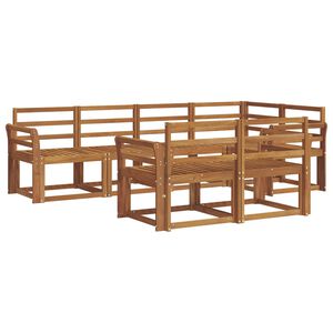 vidaXL &Sigma;&epsilon;&iota;&rho;ά &Kappa;&alpha;&nu;&alpha;&pi;έ &Epsilon;&xi;&omega;&tau;&epsilon;&rho;&iota;&kappa;&omicron;ύ 7 pcs &Phi;&upsilon;&sigma;&iota;&kappa;ό &Sigma;&tau;&epsilon;&rho;&epsilon;ό &Xi;ύ&lambda;&omicron; &Alpha;&kappa;&alpha;&kappa;ί&alpha;&sigmaf;