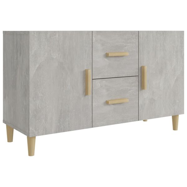 vidaXL Ντουλάπι Γκρι Σκυροδέματος 100 x 36 x 60 εκ. Επεξεργασμένο Ξύλο