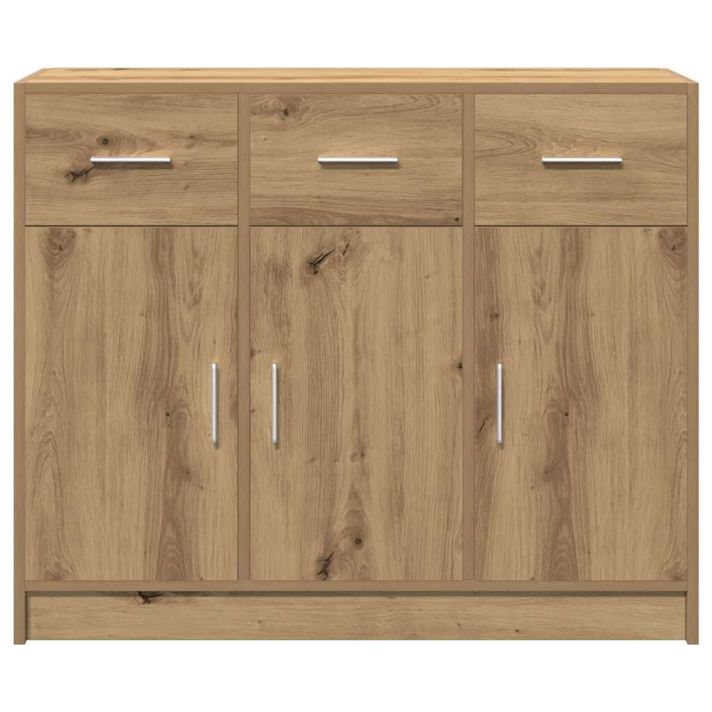 vidaXL Ντουλάπι Αρτισιανή Δρυς 91x28x75 εκ. από Επεξεργασμένο Ξύλο