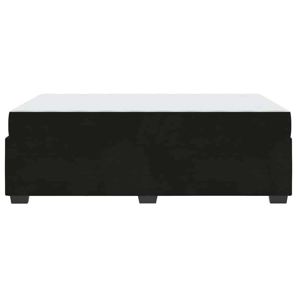 vidaXL Σκελετός κρεβατιού με στρώμα Μαύρο 120 x 190 cm Βελούδο