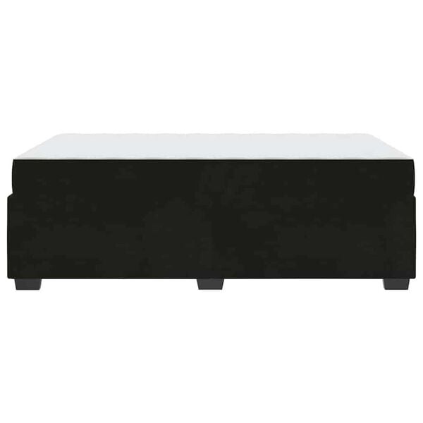 vidaXL Σκελετός κρεβατιού με στρώμα Μαύρο 120 x 190 cm Βελούδο