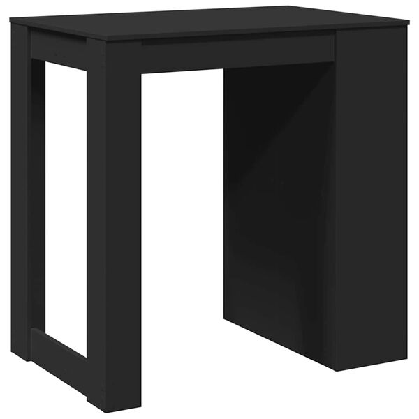 vidaXL Τραπέζι Μπαρ Μαύρο 102x70x103,5 εκ. Επεξεργ. Ξύλο