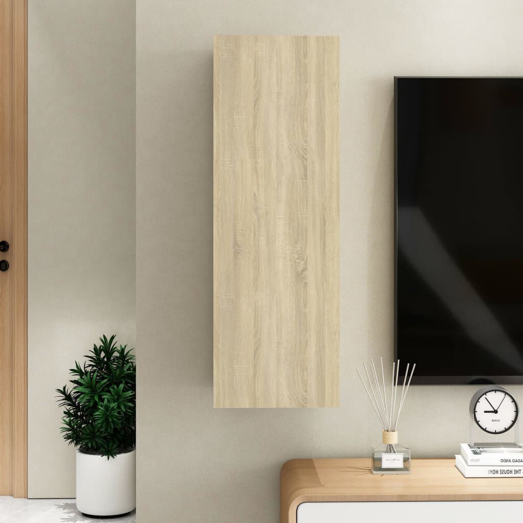 vidaXL Έπιπλο Τηλεόρασης Sonoma Δρυς 30,5 x 30 x 90 εκ. από Επεξ. Ξύλο