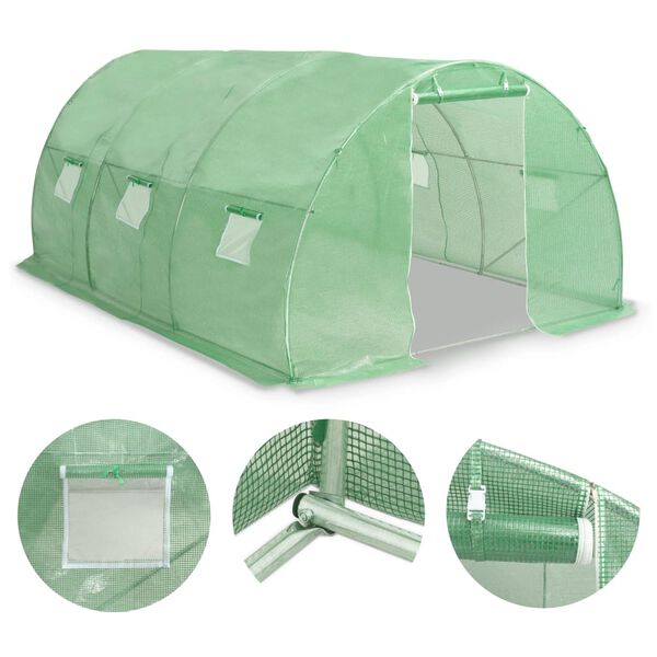 vidaXL Θερμοκήπιο 13,5 μ² 450 x 300 x 200 εκ.