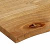 vidaXL Επιφάνεια Τραπεζιού 120x60x2,5 εκ. Live Edge Μασίφ Ξύλο Μάνγκο