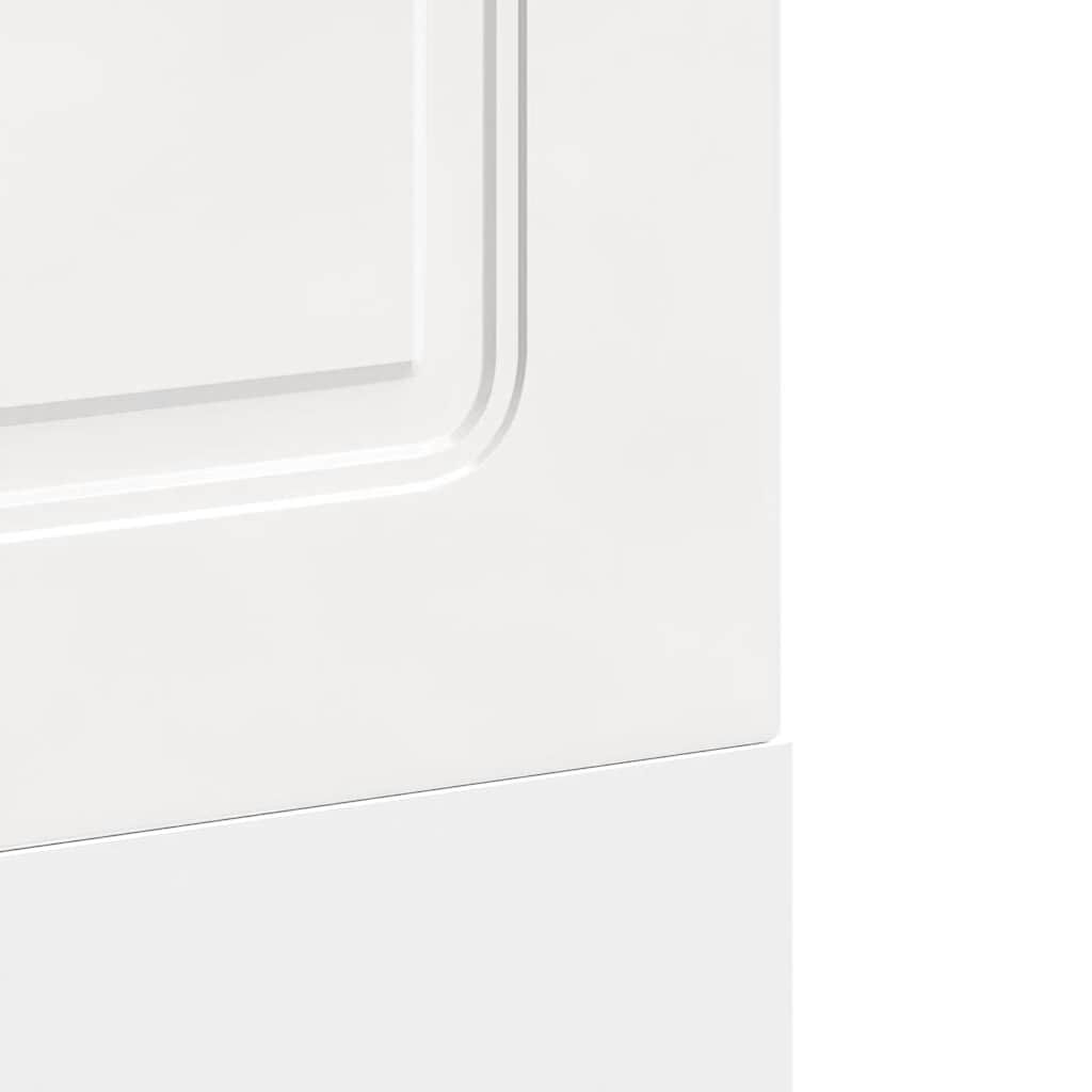 vidaXL Πίνακας πλυντηρίου πιάτων "Kalmar" High Gloss White 60x1,5x67cm