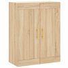 vidaXL Ντουλάπι Sonoma δρυς 69,5 x 34 x 180 εκ. από Επεξεργασμένο Ξύλο