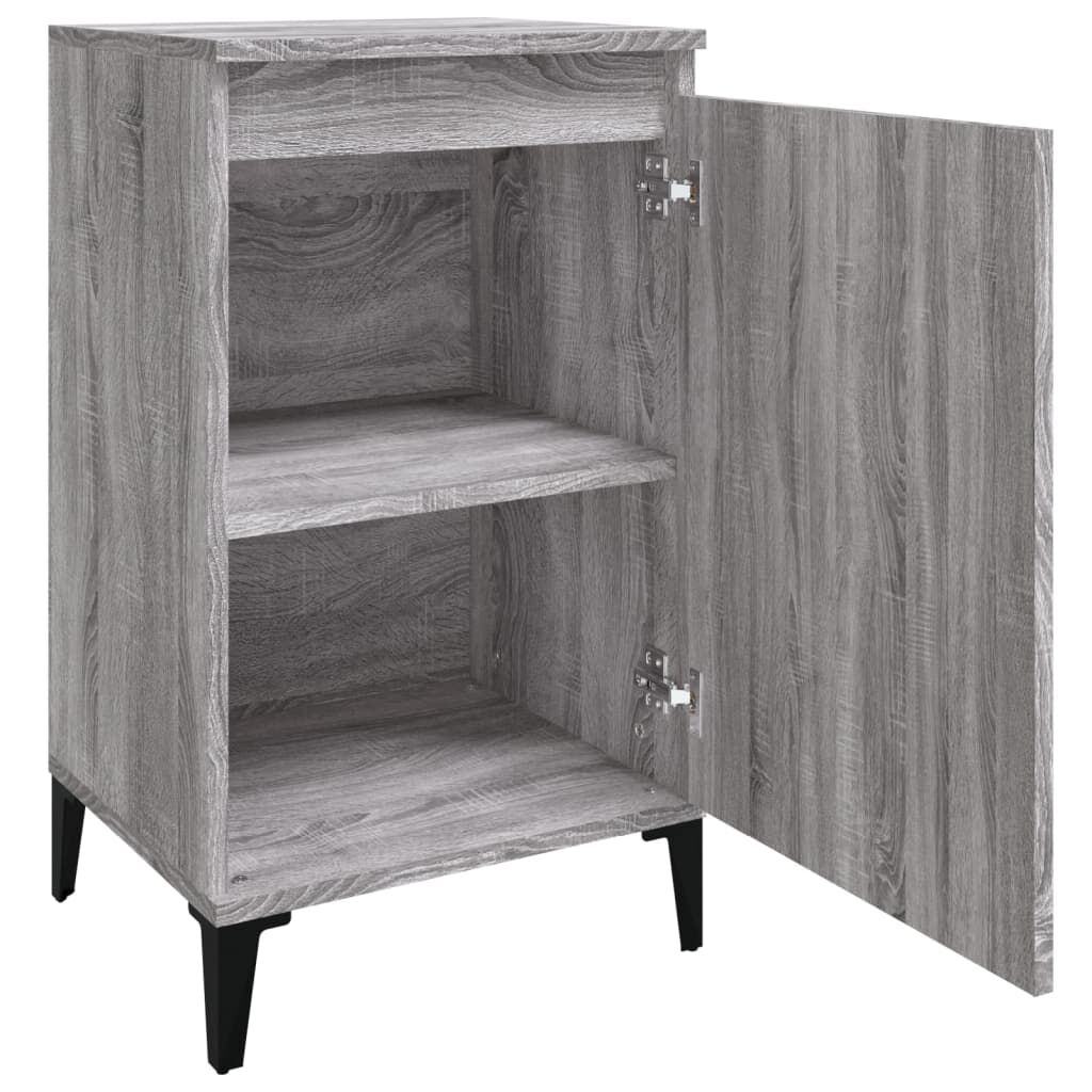 vidaXL Κομοδίνο Γκρι Sonoma 40x35x70 εκ. από Επεξεργασμένο Ξύλο