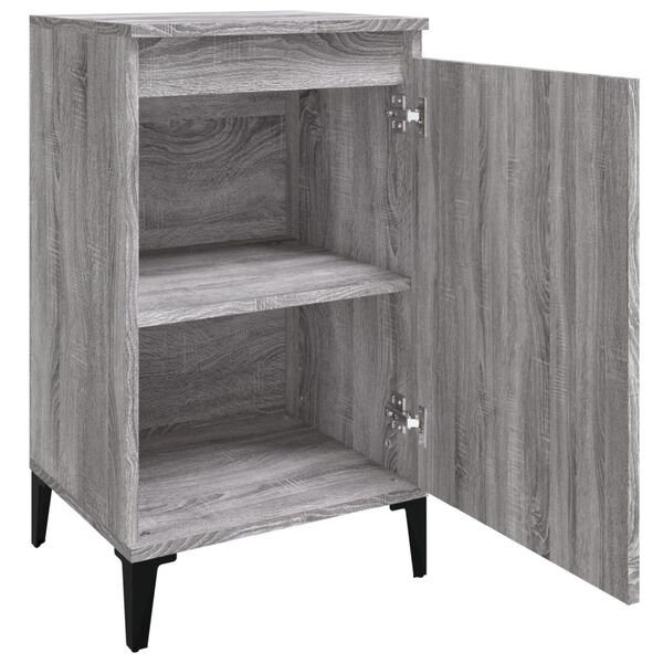 vidaXL Κομοδίνο Γκρι Sonoma 40x35x70 εκ. από Επεξεργασμένο Ξύλο