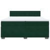 vidaXL &Kappa;&rho;&epsilon;&beta;ά&tau;&iota; Boxspring &mu;&epsilon; &Sigma;&tau;&rho;ώ&mu;&alpha; &Sigma;&kappa;&omicron;ύ&rho;&omicron; &Pi;&rho;ά&sigma;&iota;&nu;&omicron; 200x200&epsilon;&kappa;. &Beta;&epsilon;&lambda;&omicron;ύ&delta;&iota;&nu;&omicron;