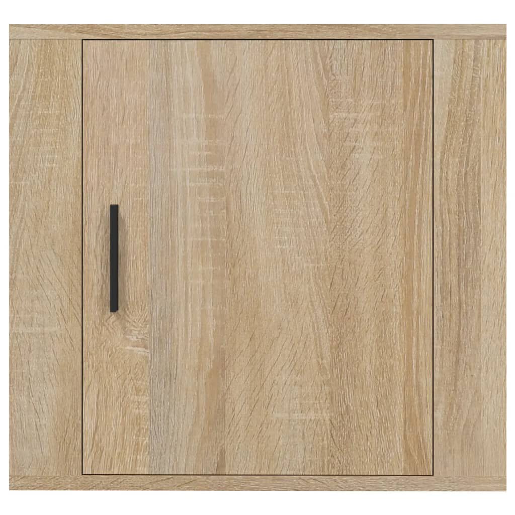 vidaXL Κομοδίνα Επιτοίχια 2 τεμ. Sonoma Δρυς 50x30x47 εκ.