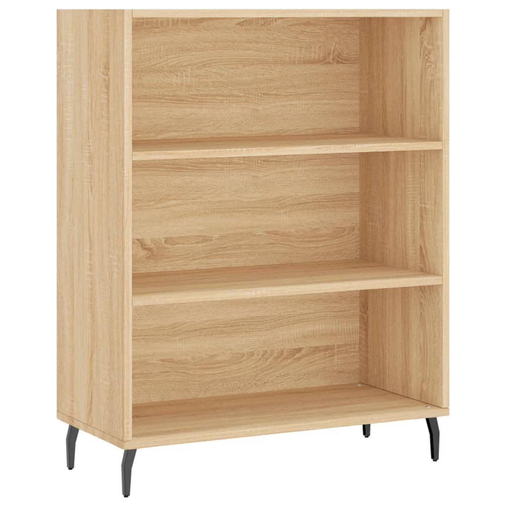 vidaXL Ντουλάπι Sonoma δρυς 69,5 x 34 x 180 εκ. από Επεξεργασμένο Ξύλο